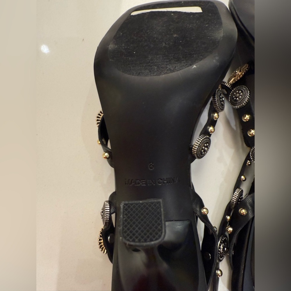 Steve Madden Asha Ankle Strap Sandal Black, Size‎ 6 - Picture 14 of 14